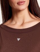 GUESS Top TINA | Slim Fit | cu adaos de mătase și lână