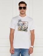 GUESS Tricou FLOWER BOX | Regular Fit