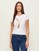 GUESS Tricou LEOPARDTINI | Slim Fit