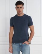 GUESS Tricou | Slim Fit cu adaos de mătase
