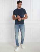 GUESS Tricou | Slim Fit cu adaos de mătase