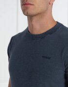GUESS Tricou | Slim Fit cu adaos de mătase