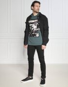 GUESS Tricou SS BSC MUSIC POSTER | Regular Fit