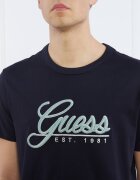 GUESS Tricou SS CN 3D EMBRO | Regular Fit