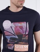 GUESS Tricou SUNSET FLOWER | Slim Fit