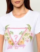 GUESS Tricou TRIANGLE FLOWERS | Regular Fit