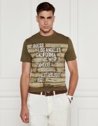 GUESS Tricou WORLD FAMOUS | Slim Fit