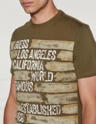 GUESS Tricou WORLD FAMOUS | Slim Fit