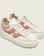 Hogan Teniși din piele H-STRIPES | piele întoarsă