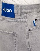HUGO Blue De blugi pantaloni scurți Skate | Straight fit