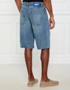 HUGO Blue De blugi pantaloni scurți Skate | Straight fit