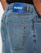 HUGO Blue De blugi pantaloni scurți Skate | Straight fit