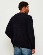 HUGO Blue Pulover Sanou | Relaxed fit cu adaos de lână