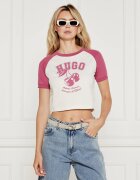 HUGO Blue Tricou Dana | Cropped Fit