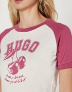 HUGO Blue Tricou Dana | Cropped Fit