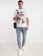 HUGO Blue Tricou Narcado | Regular Fit