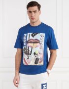 HUGO Blue Tricou Narcado | Regular Fit