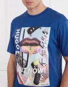 HUGO Blue Tricou Narcado | Regular Fit
