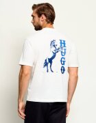 HUGO Blue Tricou Noxwash | regular fit