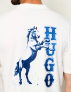 HUGO Blue Tricou Noxwash | regular fit