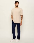 HUGO Blue Tricou Nuwaffle | Loose fit