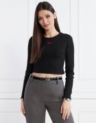 Hugo Bluză Dafilomena_1 | Cropped Fit