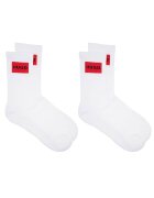 Hugo Bodywear Șosete 2-pack QS RIB LABEL CC