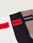 Hugo Bodywear Șosete 3-pack 3P QS RIB LABEL CC