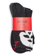 Hugo Bodywear Șosete 3-pack 3P QS RIB SKULL CC