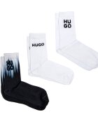 Hugo Bodywear Șosete 3-pack 3P QS RIB SMOKEY PES
