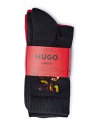 Hugo Bodywear Șosete 3-pack QS RIB HOLO CC