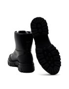 Hugo De piele botine Axel LacePaddedB-N
