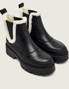 Hugo De piele ghete chelsea Kris_ChBootie_FRLT | shearling