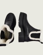 Hugo De piele ghete chelsea Kris_ChBootie_FRLT | shearling
