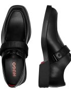 Hugo De piele pantofi loafer Iker_Derb_al