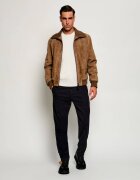 Hugo Geacă Laines | piele întoarsă | regular fit