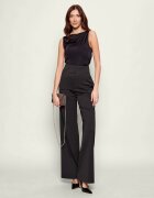 Hugo Pantaloni Himia | flare fit cu adaos de lână