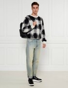 Hugo Pulover Shequer | Oversize fit cu adaos de lână
