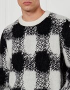 Hugo Pulover Shequer | Oversize fit cu adaos de lână