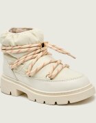Inuikii Bocanci Biker Puffer cu adaos de piele