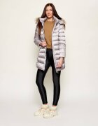 Inuikii Bocanci Biker Puffer cu adaos de piele