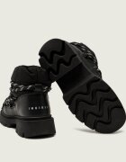 Inuikii Bocanci Biker Puffer | piele | lână
