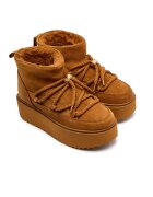 Inuikii Bocanci Classic Low Platform | piele întoarsă