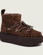 Inuikii Bocanci Croco Platform | piele întoarsă