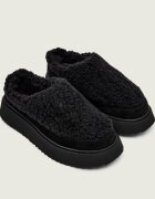 Inuikii Bocanci CURLY MICRO | shearling cu adaos de piele