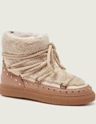 Inuikii Bocanci Curly Rock | shearling | skóra | lână