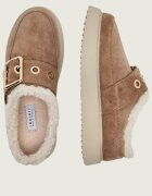 Inuikii Bocanci Micro Buckle | piele întoarsă | shearling