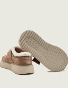 Inuikii Bocanci Micro Buckle | piele întoarsă | shearling