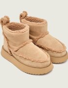 Inuikii Bocanci Micro | piele întoarsă | wełna | shearling