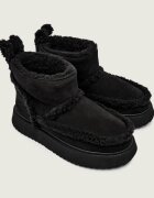 Inuikii Bocanci Micro | piele întoarsă | wełna | shearling